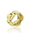 Anello Elastico Chimento X-Tend in Oro Giallo con Diamanti