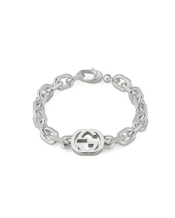 Bracciale Gucci Interlocking G in Argento