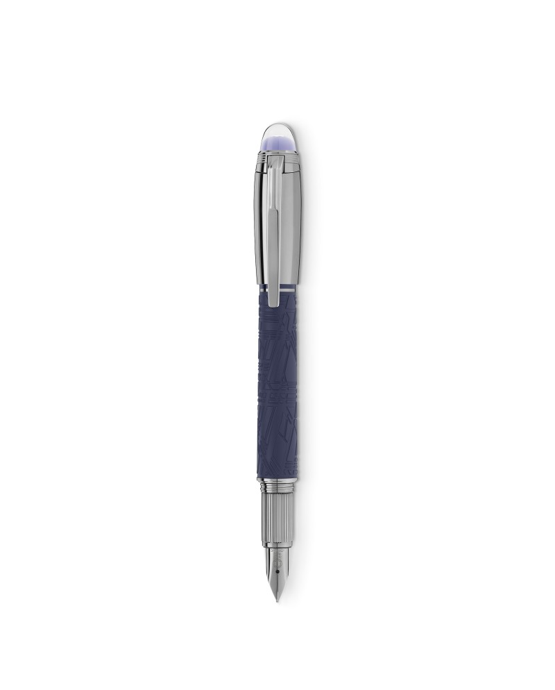 Penna Silografica Montblanc Starwalker SpaceBlue  Doué Resin