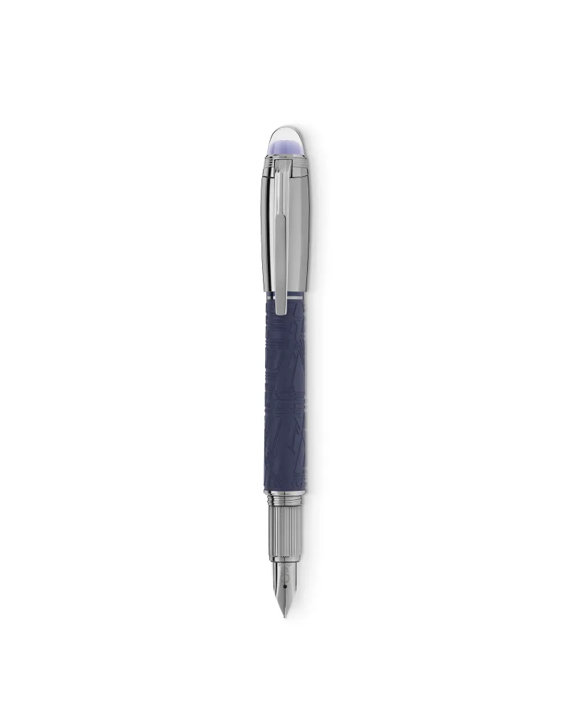 Penna Silografica Montblanc Starwalker SpaceBlue Doué Resin