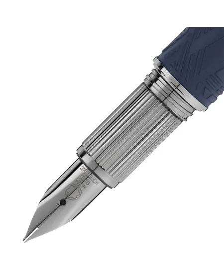 Montblanc Starwalker SpaceBlue Doué Resin Silographic Pen