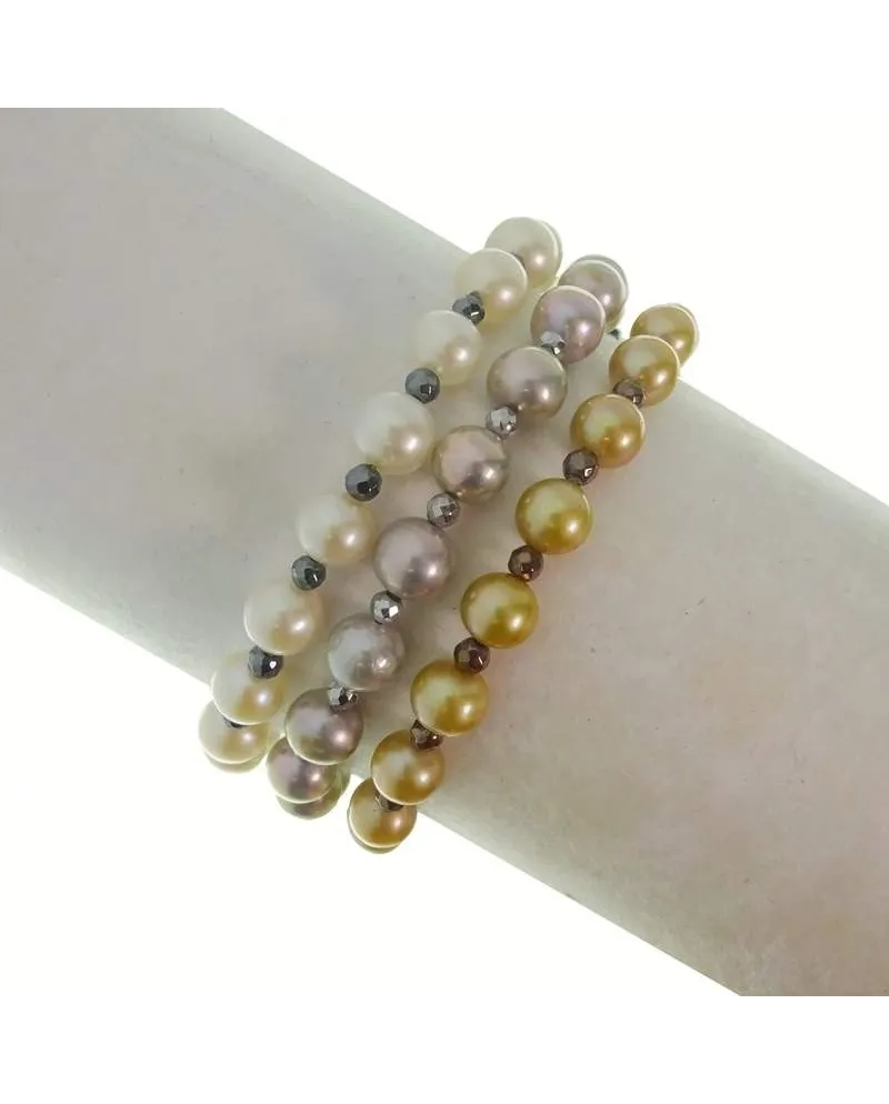 Bracelet Rajola Kesia avec Perles Multicolores et Hématite