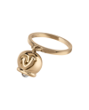 Chantecler Capri anello con Campanella in oro giallo e diamanti