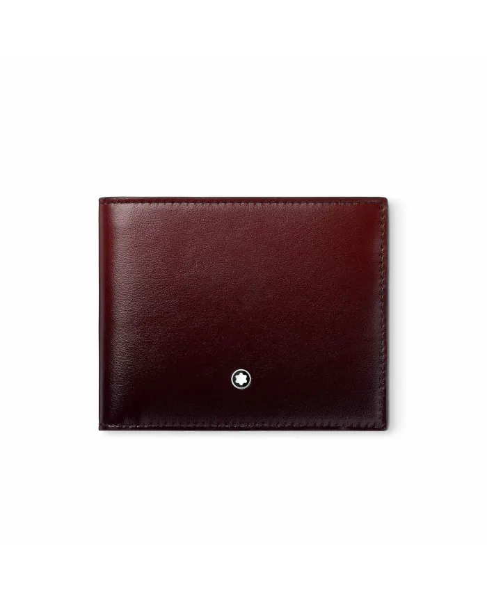 Montblanc Meisterstück 6-Compartment Wallet in Bordeaux Leather