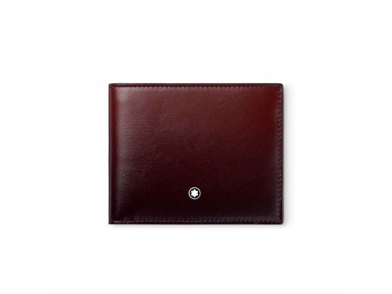 Montblanc Meisterstück 6-Compartment Wallet in Bordeaux Leather