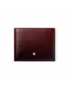 Portafoglio Montblanc Meisterstück a 6 Scomparti in Pelle Bordeaux