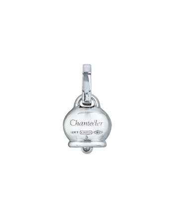 Chantecler small Campanella pendant in white gold and diamonds