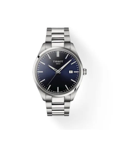 Orologio Tissot PR 100 con Quadrante Blu e Bracciale in Acciaio 40 mm
