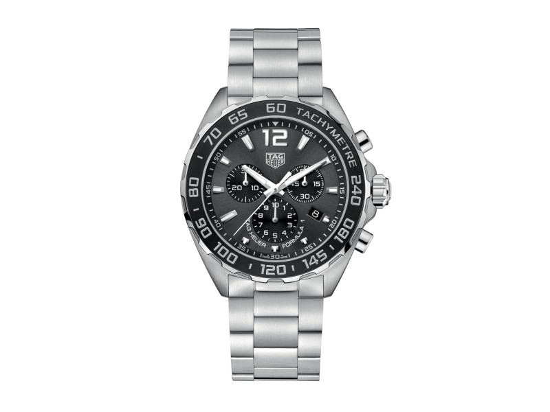 Tag Heuer Formula 1 Chronograph with Gray Dial and Steel Bracelet