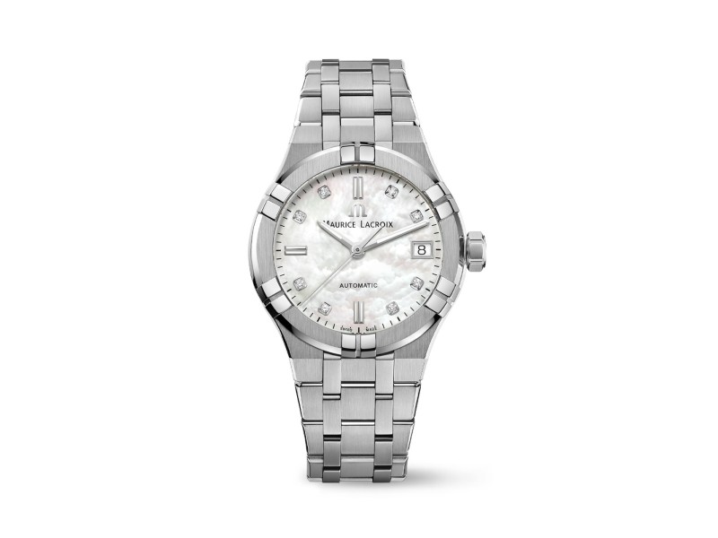 Maurice Lacroix Aikon Automatic Date 35 mm watch with Diamonds