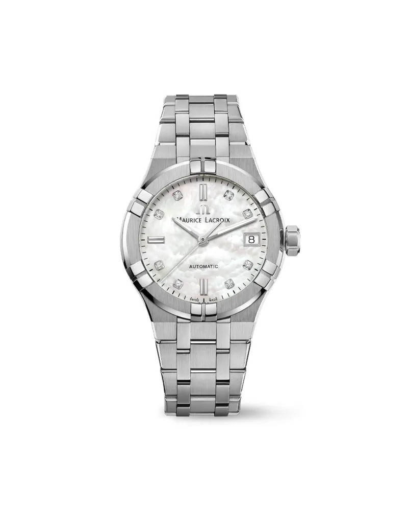 Maurice Lacroix Aikon Automatic Date 35 mm watch with Diamonds