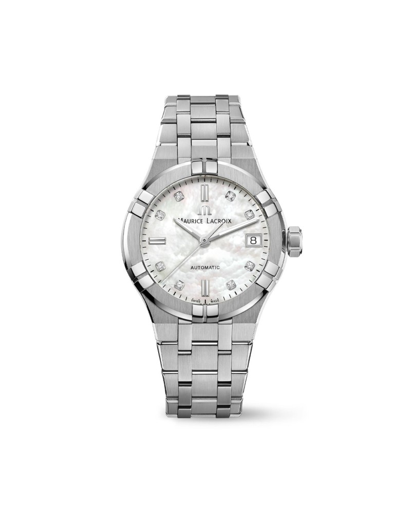 Orologio Maurice Lacroix Aikon Automatic Date 35 mm con Diamanti