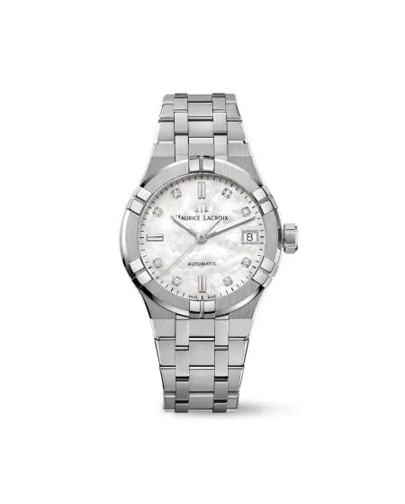 Orologio Maurice Lacroix Aikon Automatic Date 35 mm con Diamanti