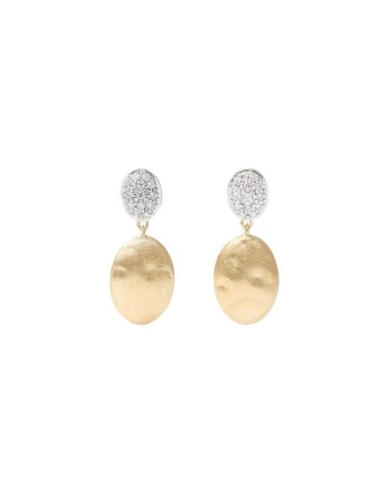 Marco Bicego Siviglia earrings in yellow gold with diamonds