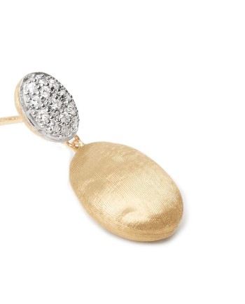 Boucles d'oreilles Marco Bicego Siviglia en or jaune avec diamants