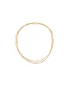 Collana Marco Bicego Marrakech a Tre Fili in Oro Giallo e Diamanti
