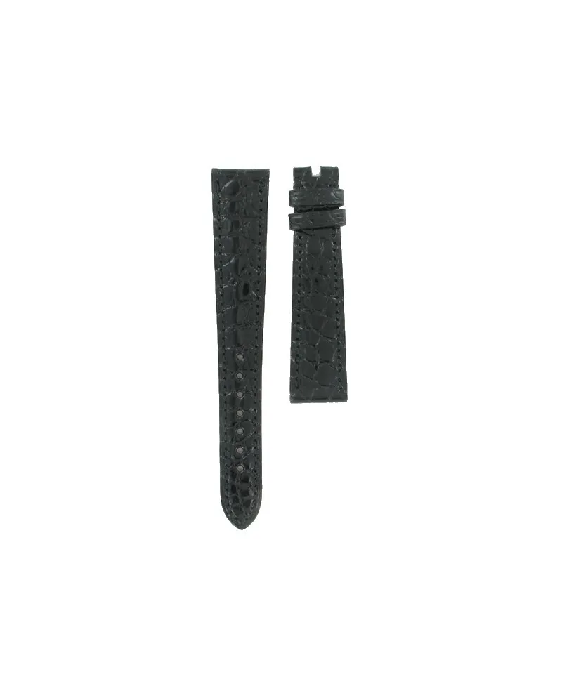 Cinturino Omega In Pelle Nera 18 x 14 mm