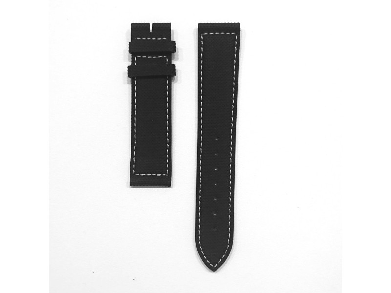 Longines Black Leather Strap 19 x 18 mm Without Clasp