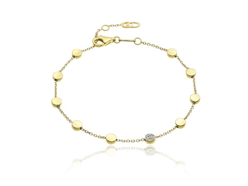 Bracelet Chimento Armillas Glow en or jaune avec diamants