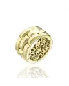 Chimento X-Tend Chocolat Elastic Ring in Yellow Gold
