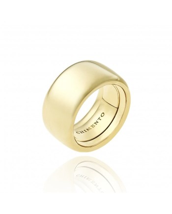 Bague Chimento Forever Unico en or jaune avec gravure "Love"
