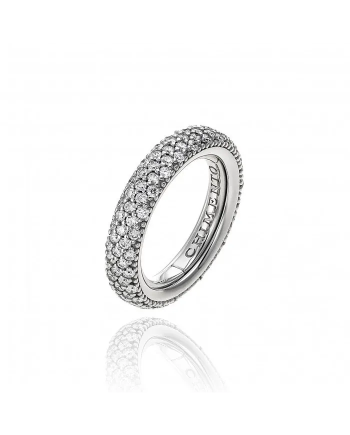 Bague Chimento Forever Star en or blanc avec diamants