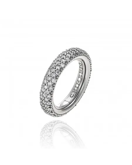 Chimento Forever Star Ring in White Gold with Diamonds