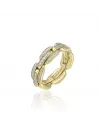 Chimento X-Tend Elastic Ring in Yellow Gold with Diamonds