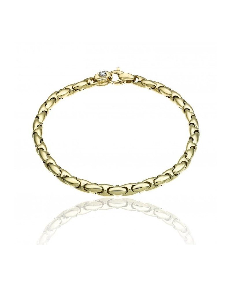 Bracelet Chimento Tradition en or, accents en or jaune avec diamant blanc