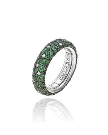 Bague Chimento Forever Star en Or Blanc avec Tsavorite et Diamants
