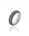 Bague Chimento Forever Star en Or Blanc avec Tsavorite et Diamants