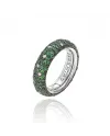 Chimento Forever Star Ring in White Gold with Tsavorite and Diamonds