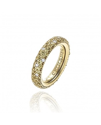 Bague Chimento Forever Star en or jaune avec saphirs jaunes et diamants