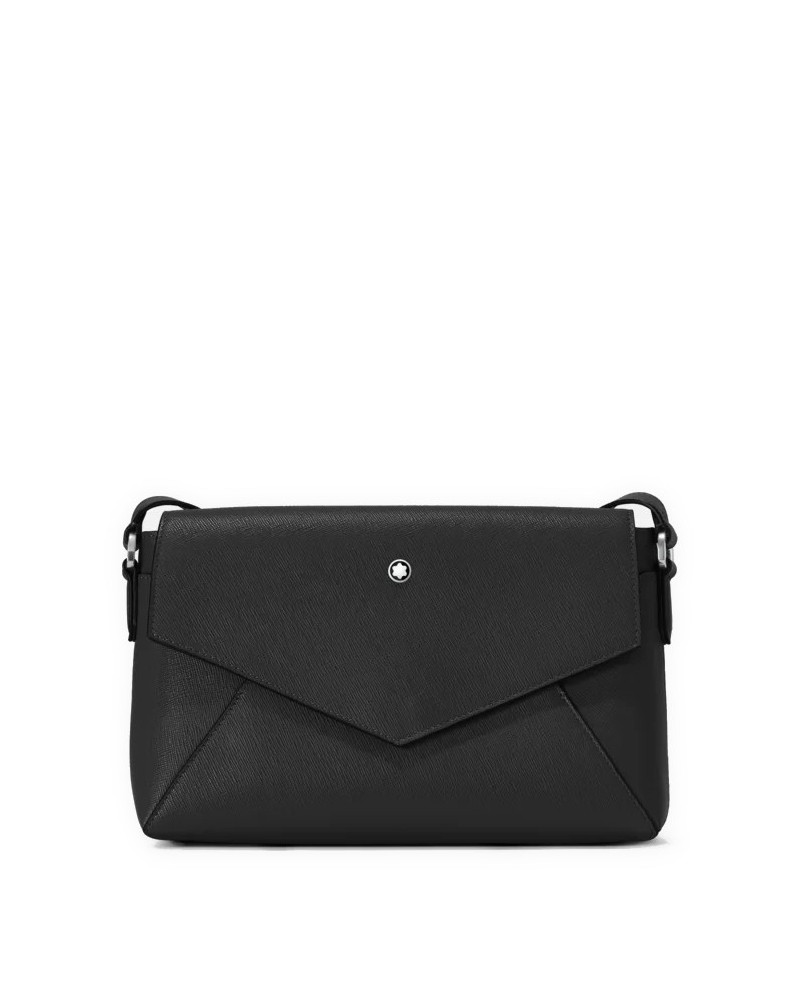 Montblanc Sartorial Double Bag Small in Black Leather
