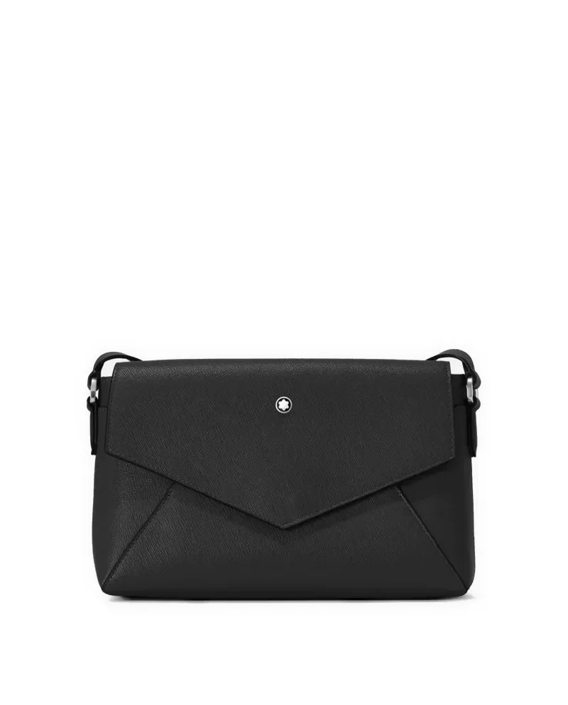 Montblanc Sartorial Double Bag Small in Black Leather