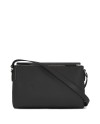 Borsa Montblanc Sartorial Double Bag Piccola in Pelle Nera