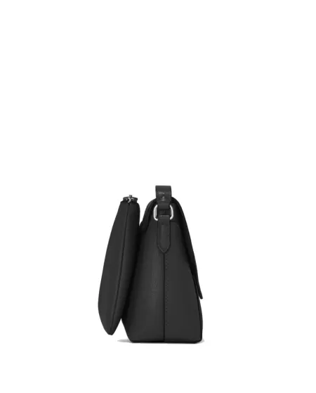 Petit Sac Montblanc Sartorial Double en Cuir Noir