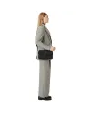 Petit Sac Montblanc Sartorial Double en Cuir Noir