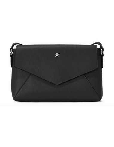 Montblanc Sartorial Double Bag in Black Leather