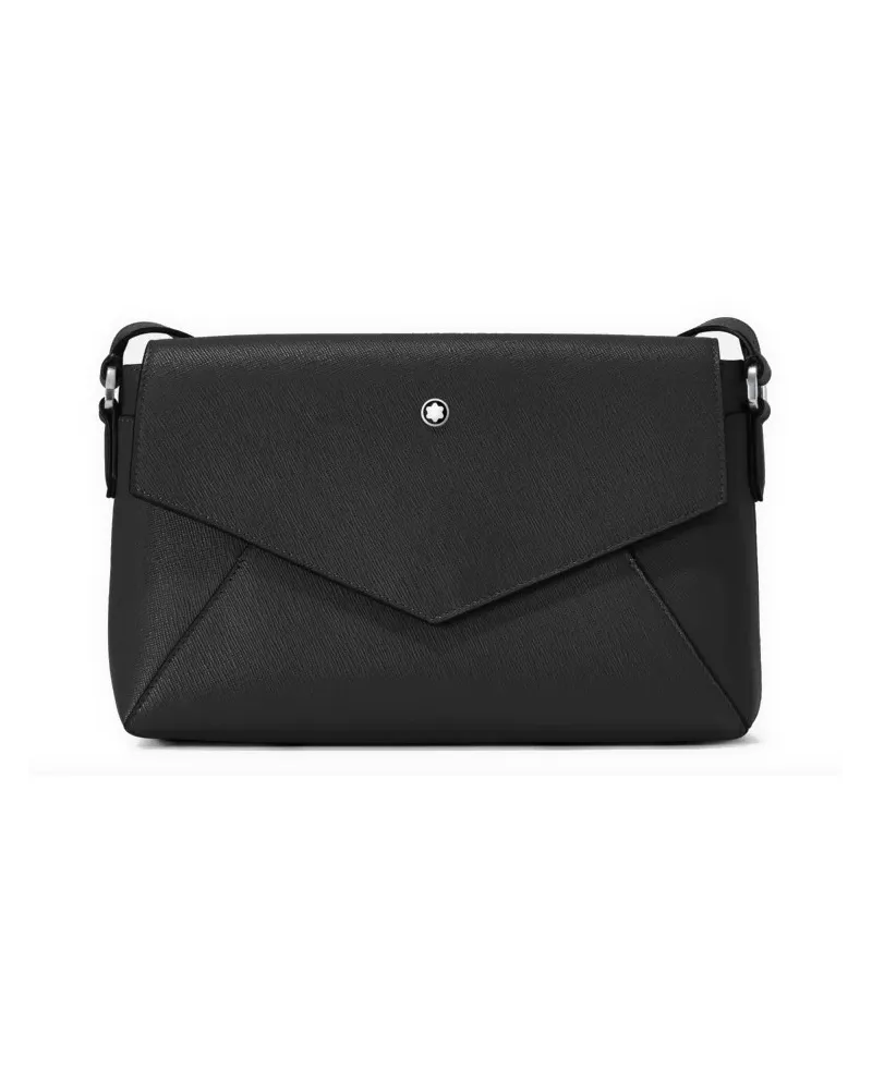 Sac Montblanc Sartorial Double en Cuir Noir