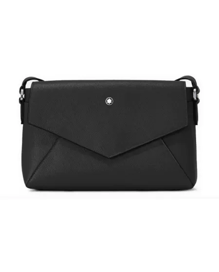 Montblanc Sartorial Double Bag in Black Leather