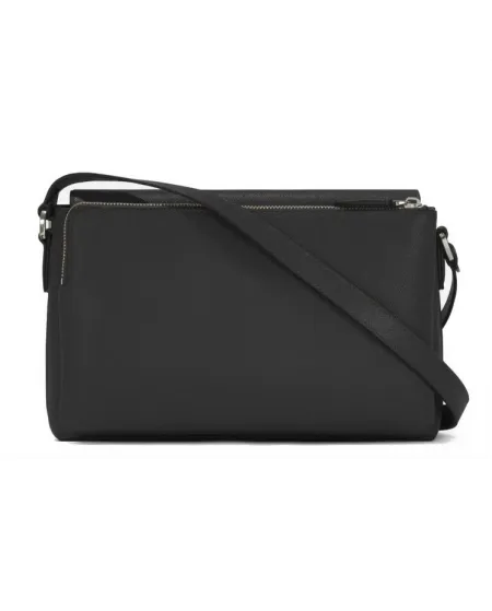 Borsa Montblanc Sartorial Double Bag in Pelle Nera