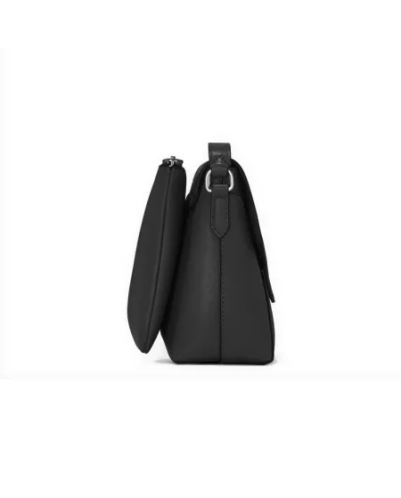 Montblanc Sartorial Double Bag in Black Leather
