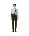 Sac Montblanc Sartorial Double en Cuir Noir