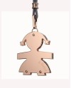 Pendentif Le Bébé Rose Gold Girl avec cordon LBB 041