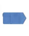 Montblanc Sartorial Trio Wallet in Dusty Blue Leather with 6 Compartments