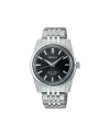 King Seiko Watch Black Dial with Steel Strap