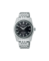 Montre King Seiko cadran noir avec bracelet en acier