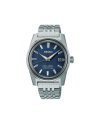 Montre King Seiko à cadran bleu avec bracelet en acier