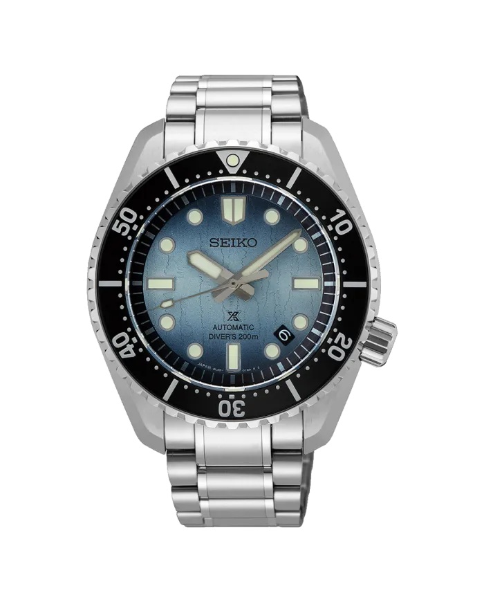 Seiko Prospex Diver's 200M Watch Blue Dial Steel Strap